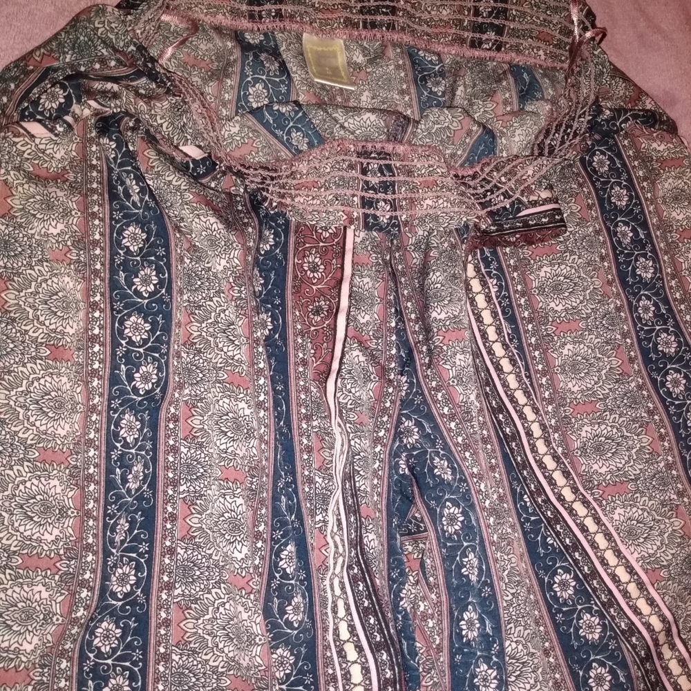 Bohemian wide leg